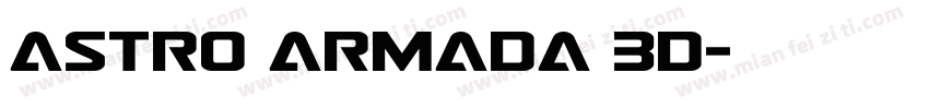 Astro Armada 3D字体转换